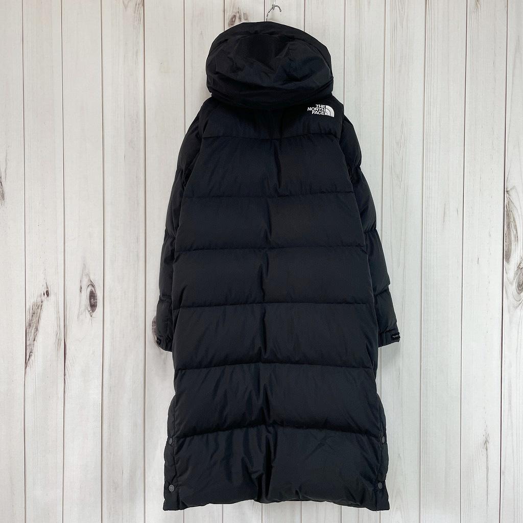 ノースフェイス　ロングダウン　ベンチコート　ロングコート　メンズS　ブラック