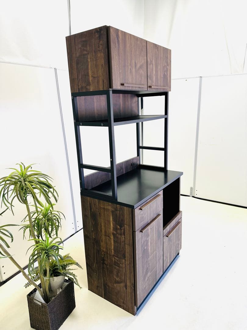 食器棚おしゃれレンジ台キッチン収納ラック