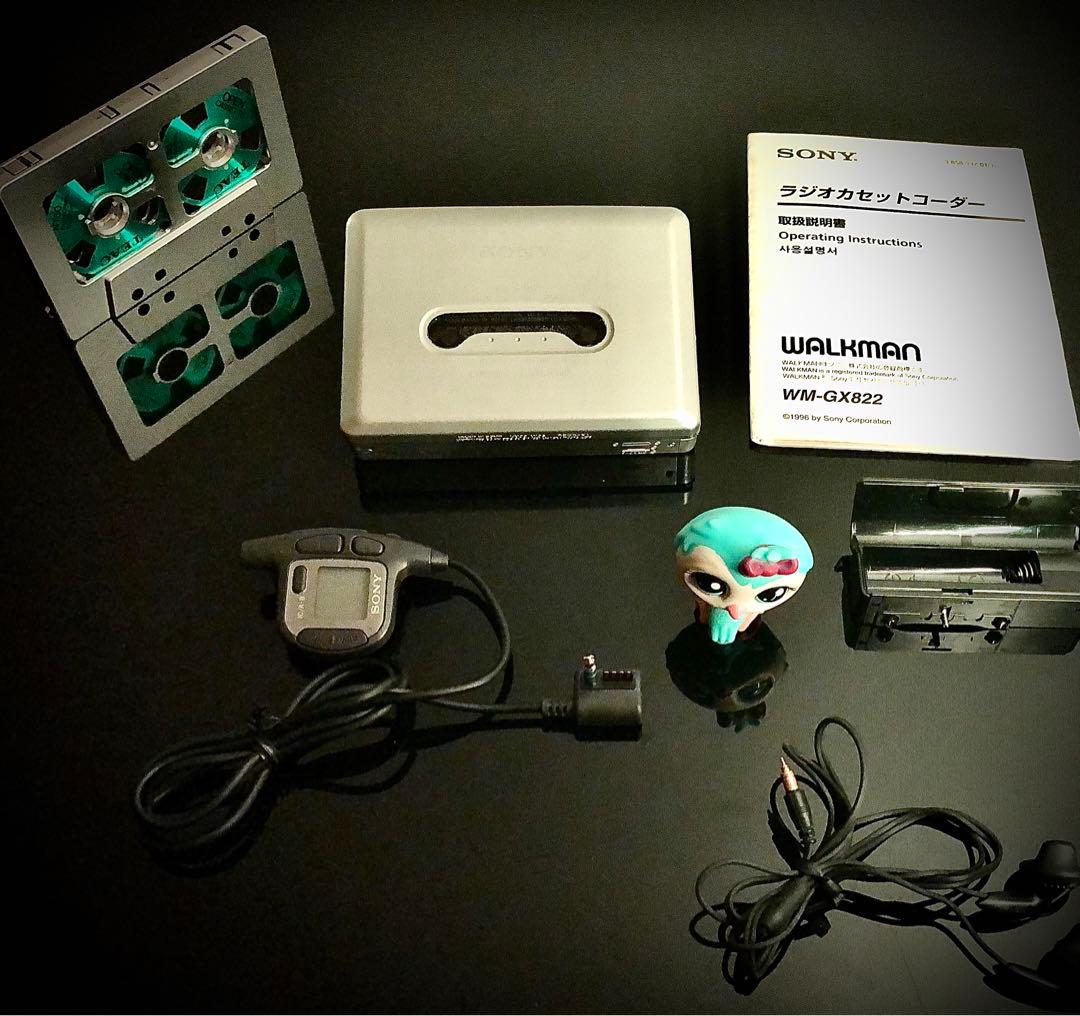 カセットウォークマンSONY WM-GX822機能多い「整備済み、完動超美品」
