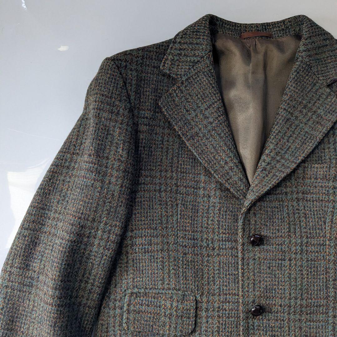 60s 70s dunn&co イギリス製 ハリスツイード ジャケット 96
