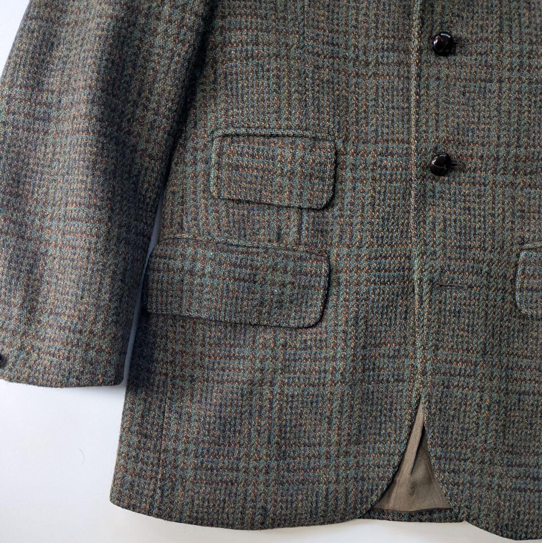 60s 70s dunn&co イギリス製 ハリスツイード ジャケット 96