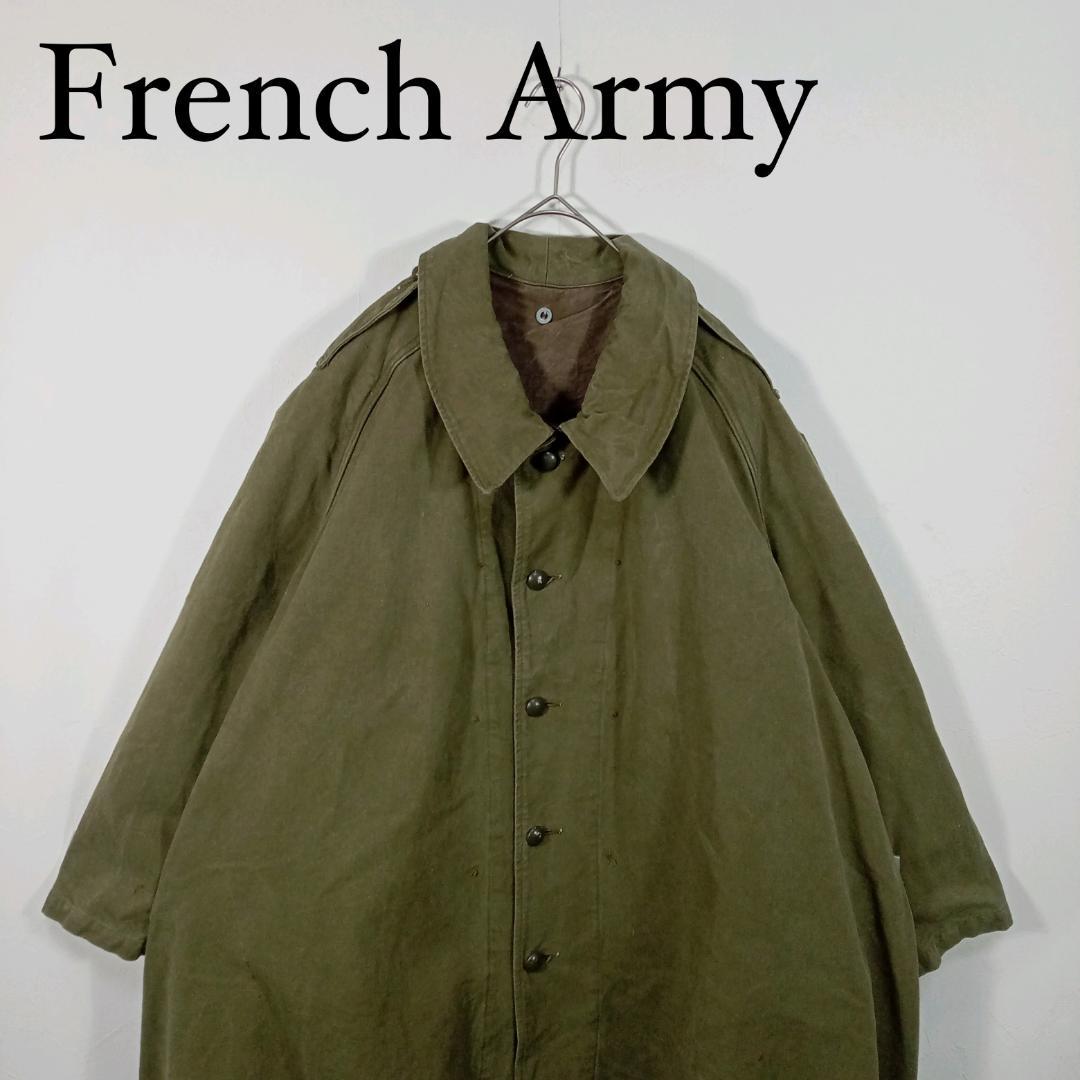 50s フランス軍 M35 モーターサイクル コート ミリタリー　L