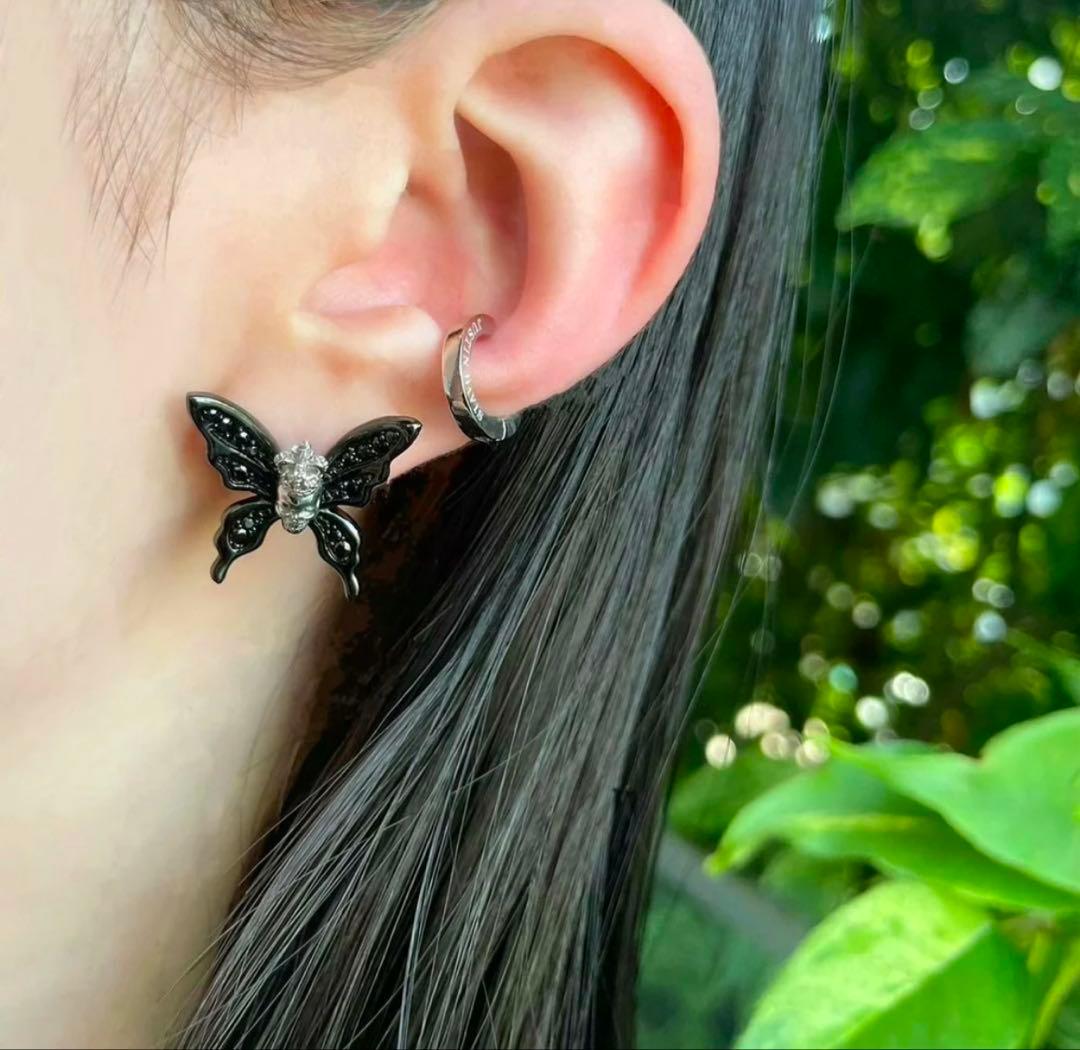 JUSTINDAVIS CROWN JESTER ピアス バタフライピアス