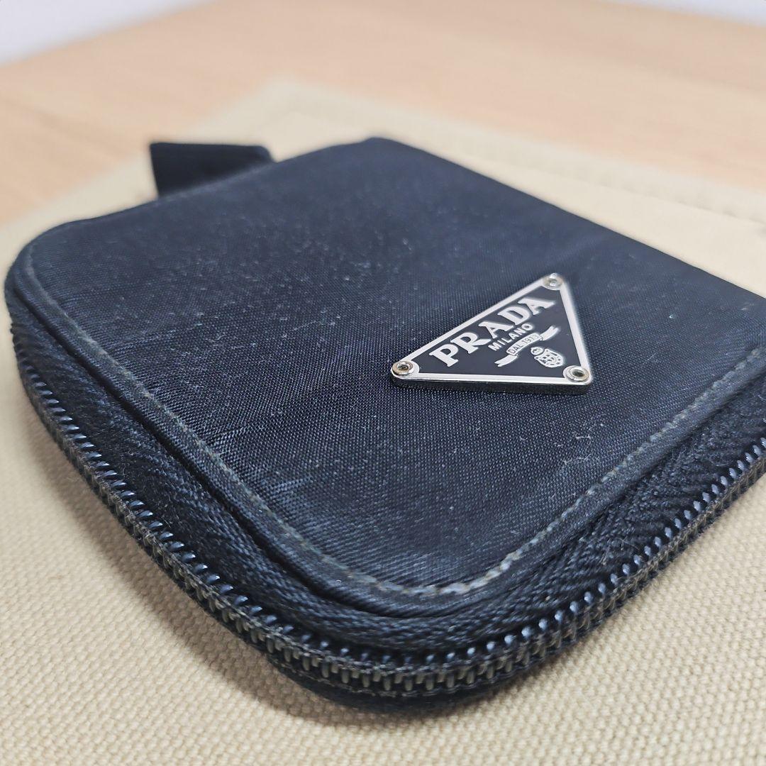 希少 PRADA プラダ　ケース ナイロン 三角ロゴ　ブラック