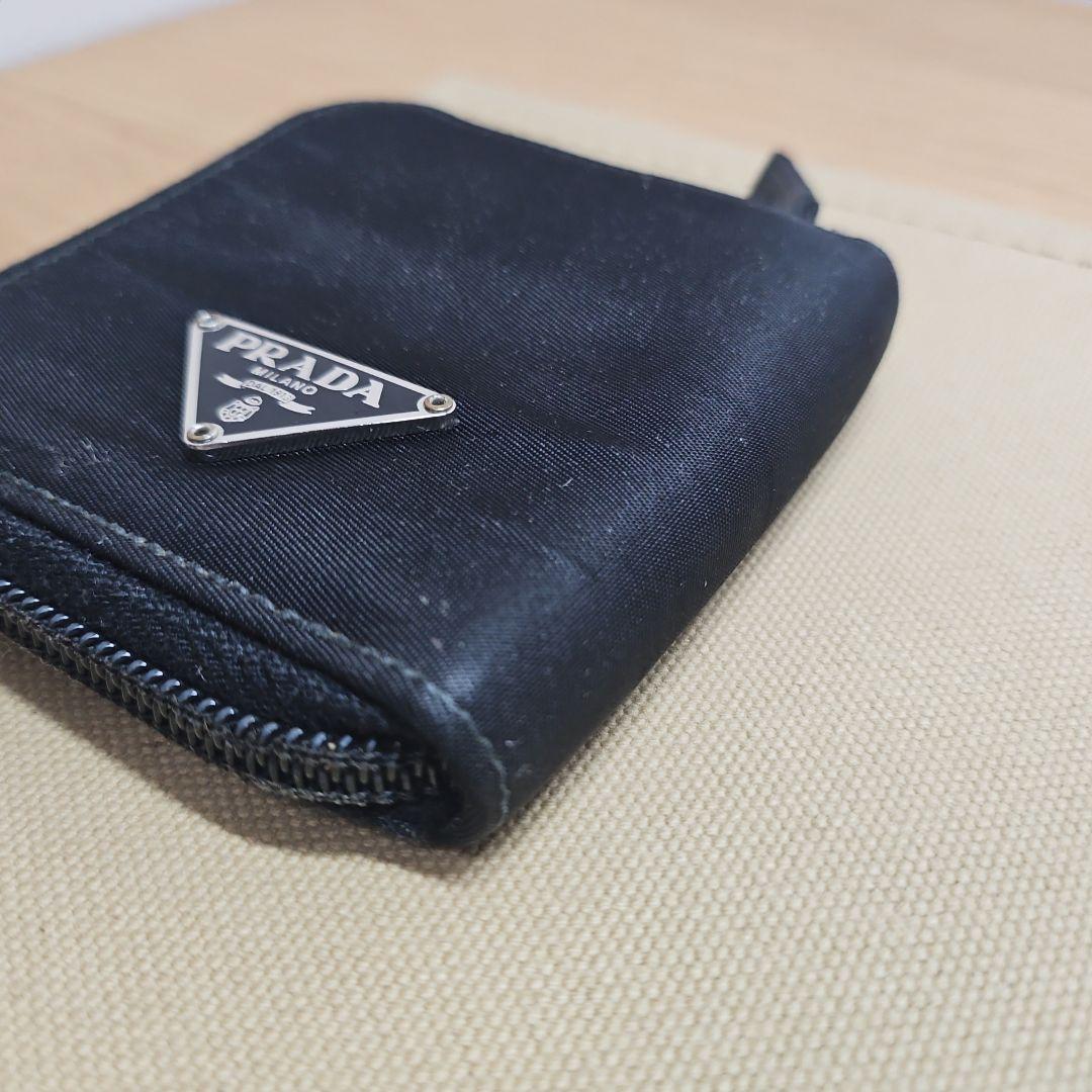 希少 PRADA プラダ　ケース ナイロン 三角ロゴ　ブラック