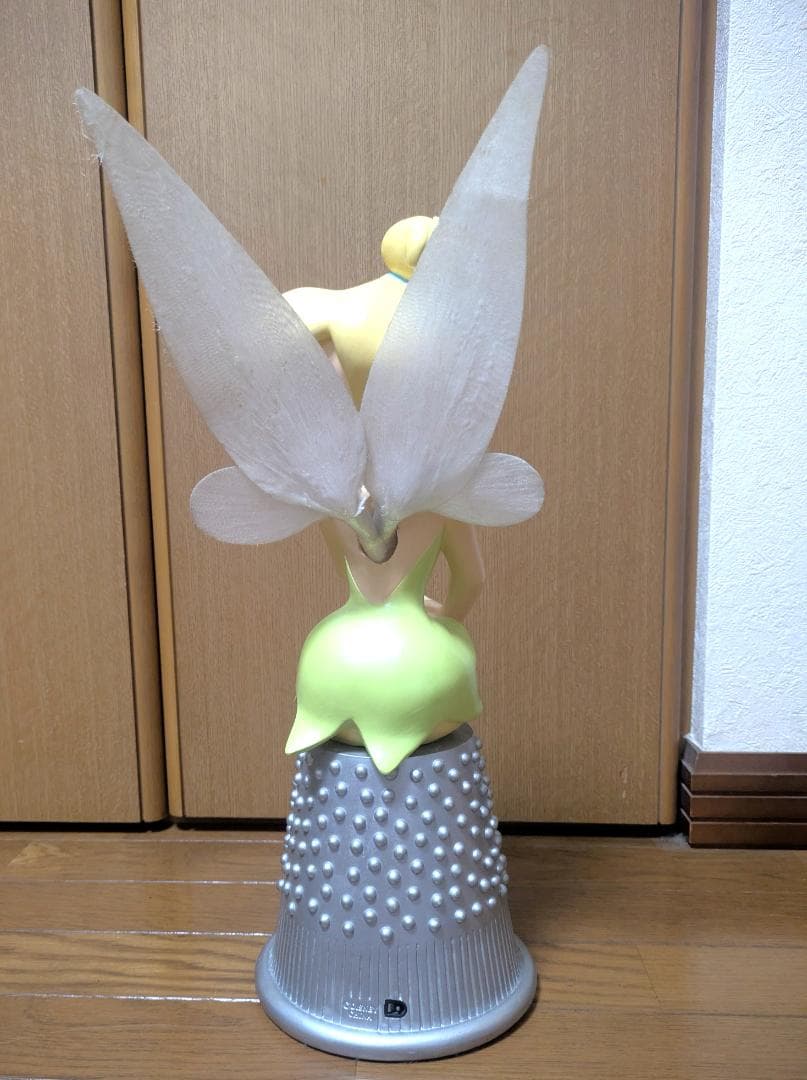 激レア！海外ティンカー・ベル 置物 約46cm 電源アダプター付き