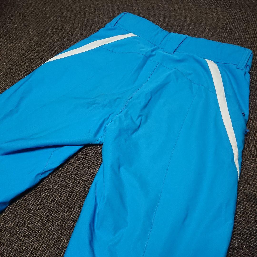 送料無料【DESCENTE】水色スキーウェア上下セット L/L