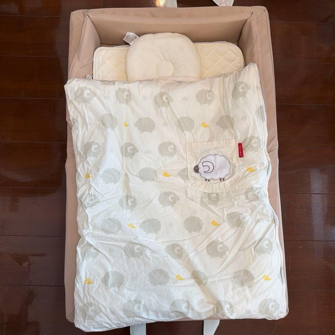 ファルスカ farska コンパクトベッド フィット　持ち運び ベビーベッド