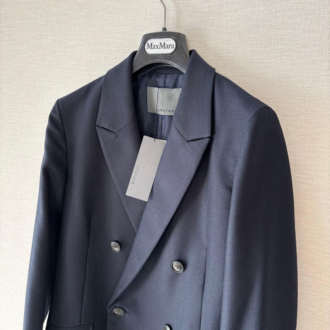 未使用タグ付✨アンクレイヴ ダブルテーラードジャケット 紺ブレ 1 M