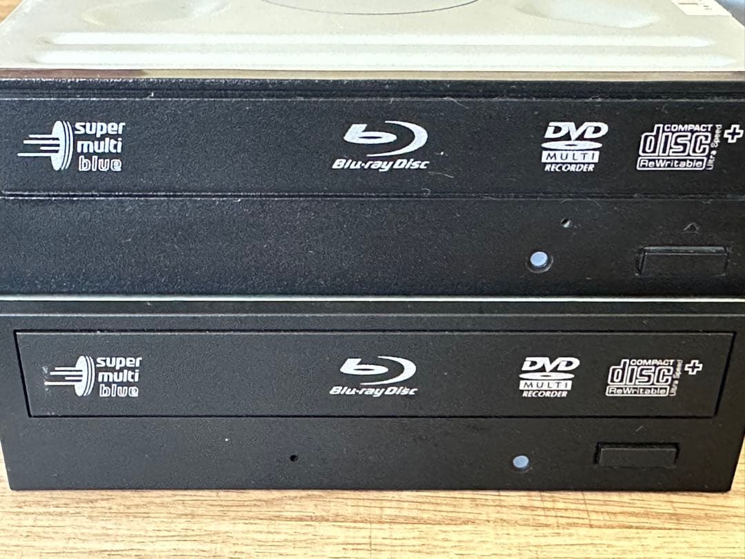 内蔵型光学ドライブ Blu-ray/DVD LG製 2台セット 外付け用機器付き