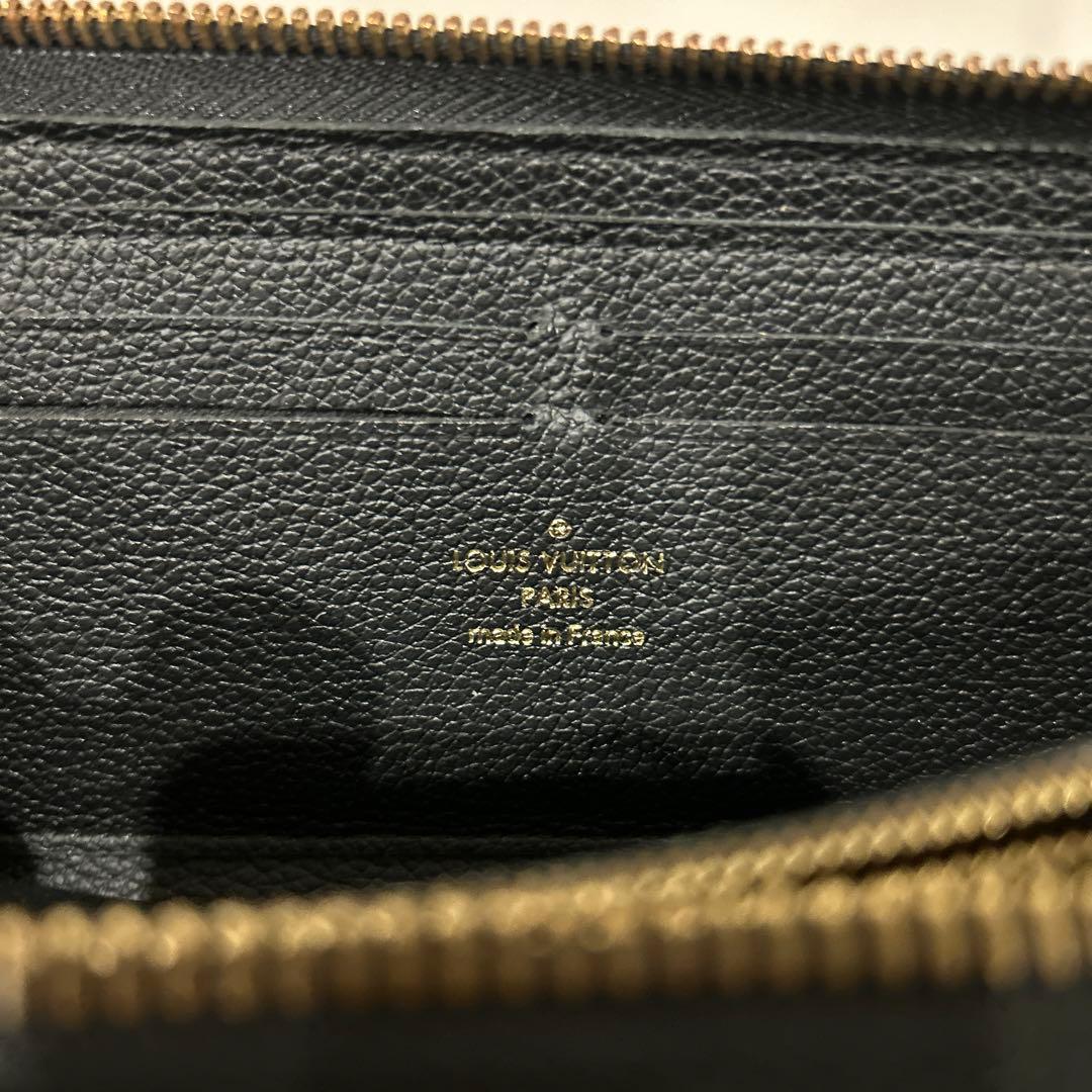 値下げ中✨ルイヴィトン　アンプラント　ポルトフォイユクレマンス　ブラック　長財布