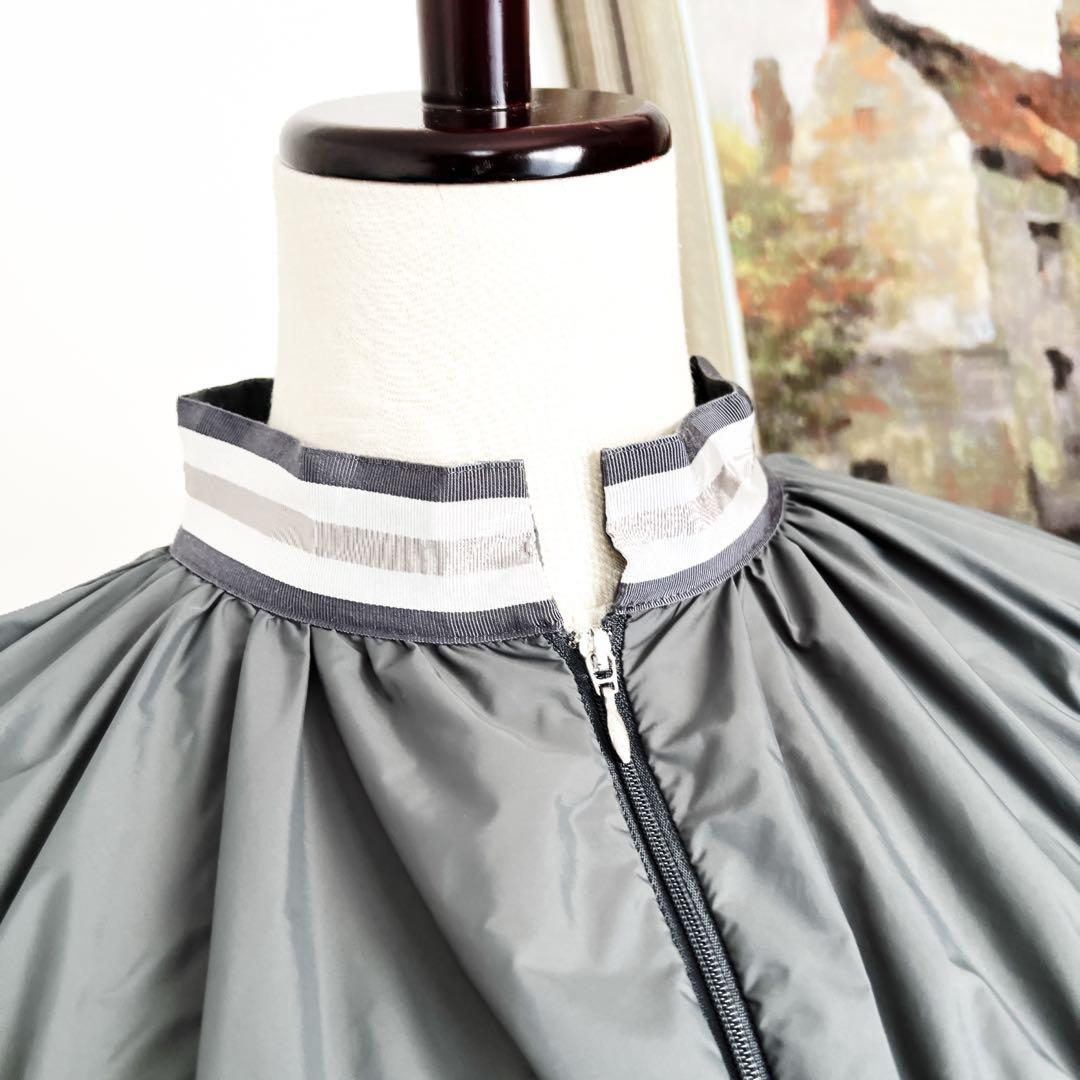 極美品　ファビアナフィリッピ ケープ　ナイロン　ポンチョ　カシュクール　フリル