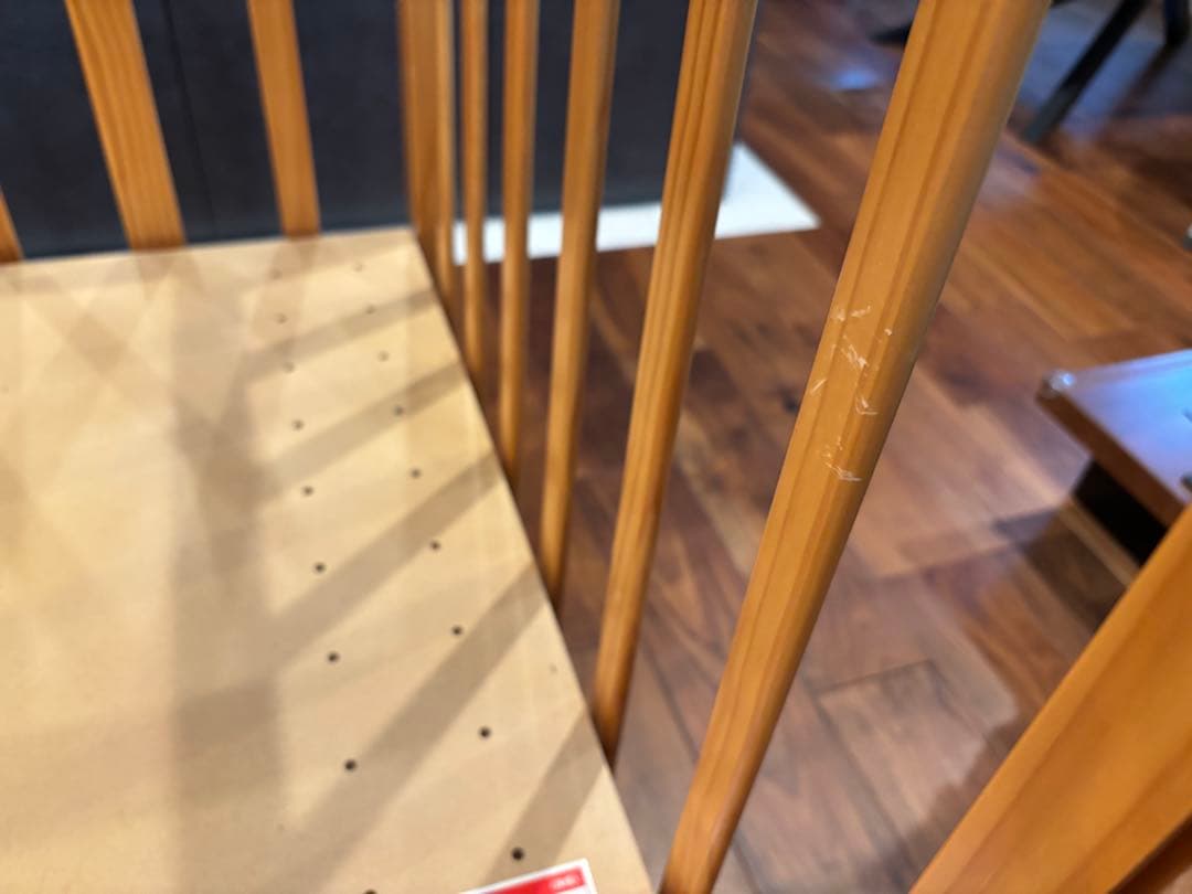 ［太郎］KATOJI 木製ベビーベッド