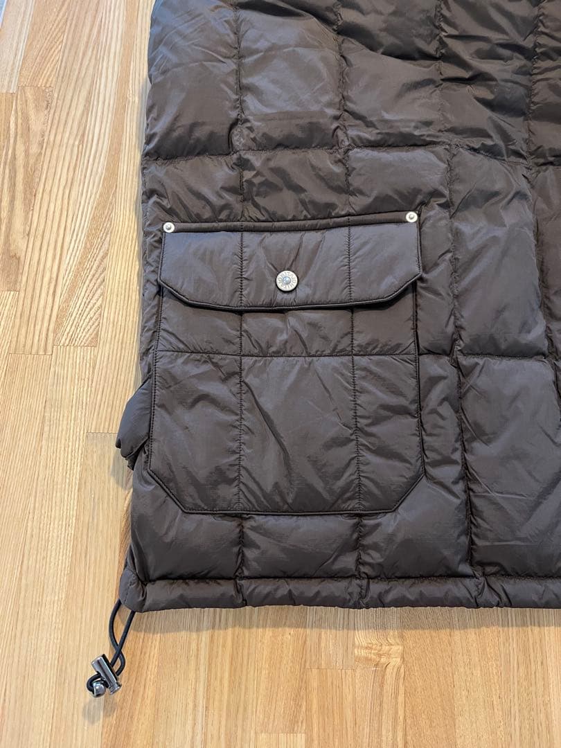 TAION ワーク Wジップリブ ダウンパーカー