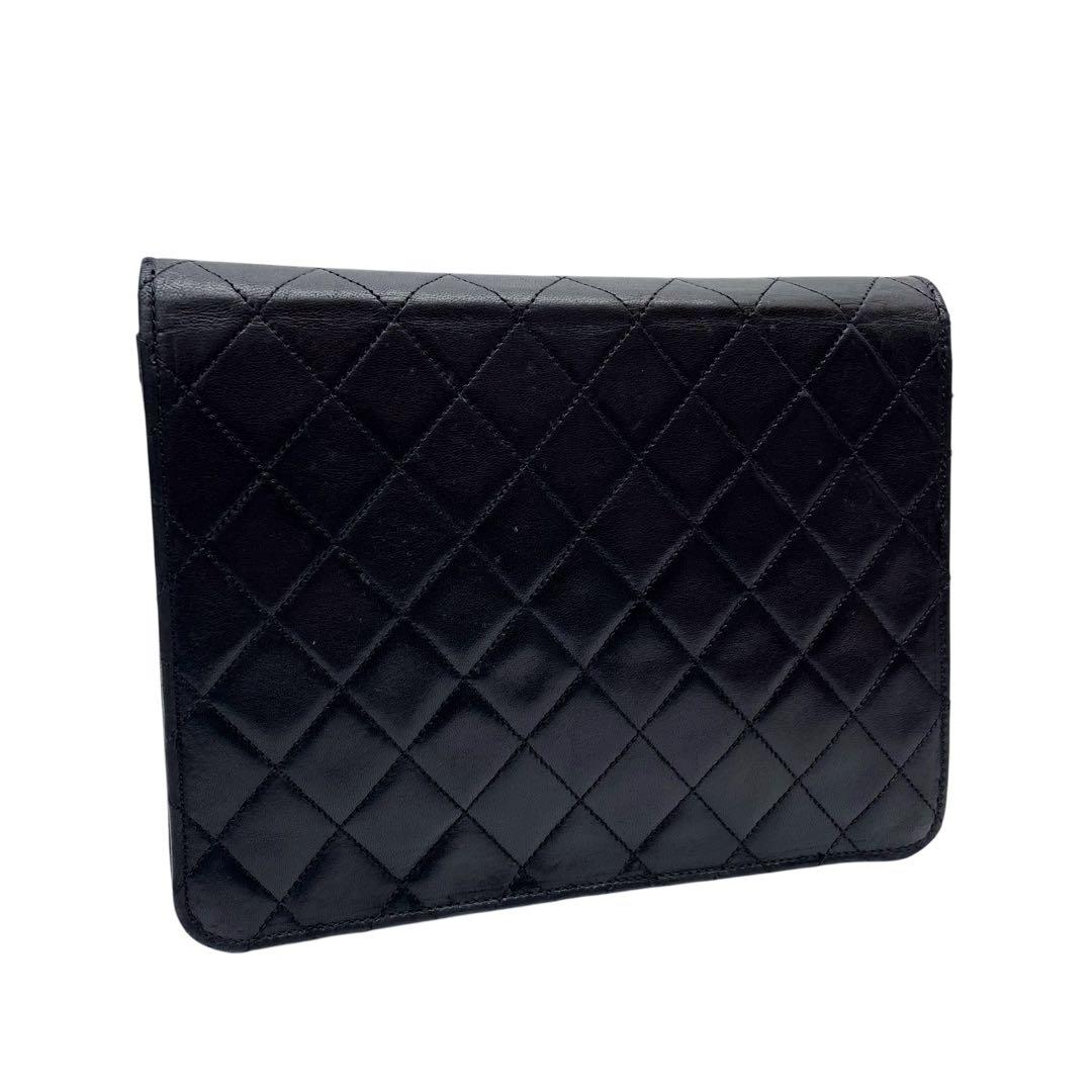 シャネル マトラッセ チェーン ショルダー バッグ ココマーク ラムスキン