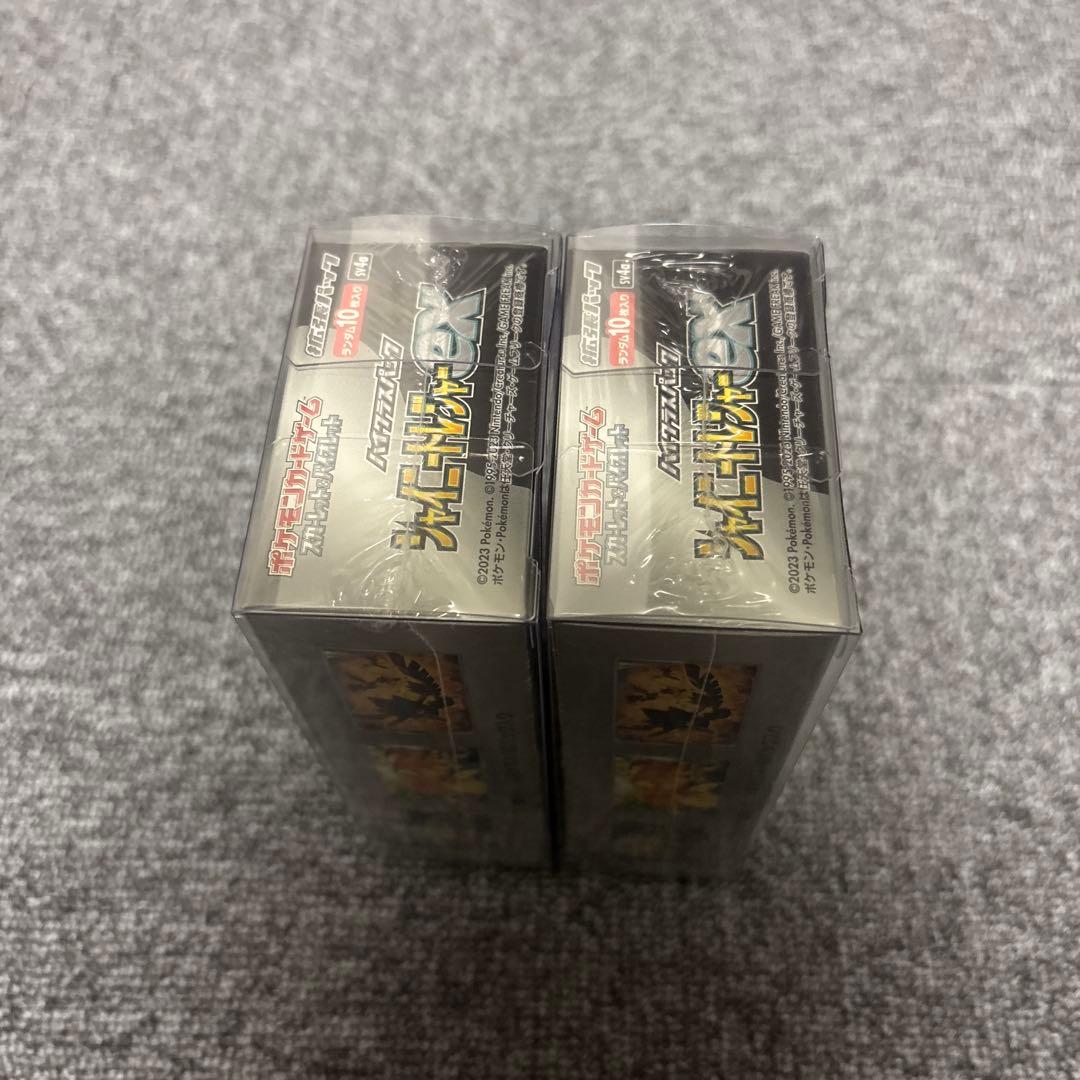 【2BOX】シャイニートレジャーex シュリンク付き　ポケモンカード