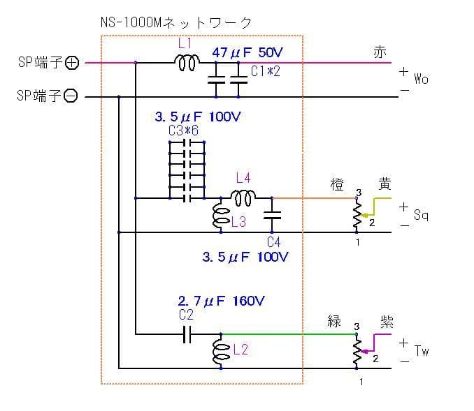 YAMAHA NS-1000M用スコーカー 2個