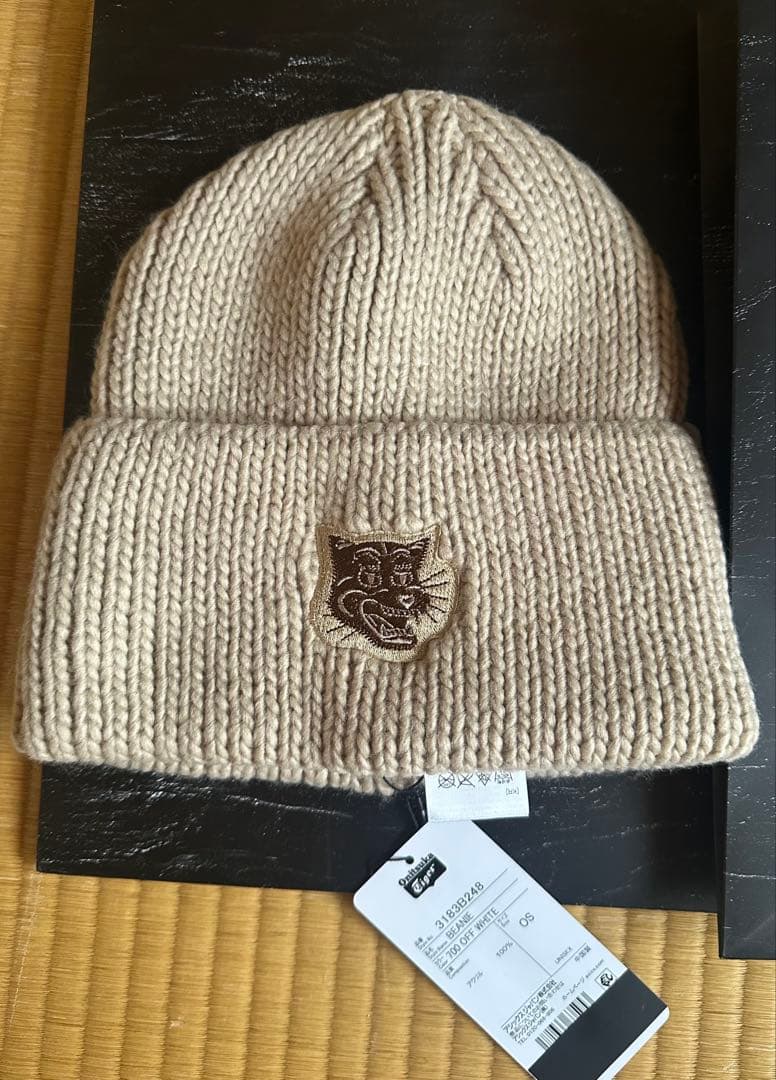 Onitsuka Tiger ベージュ ビーニー