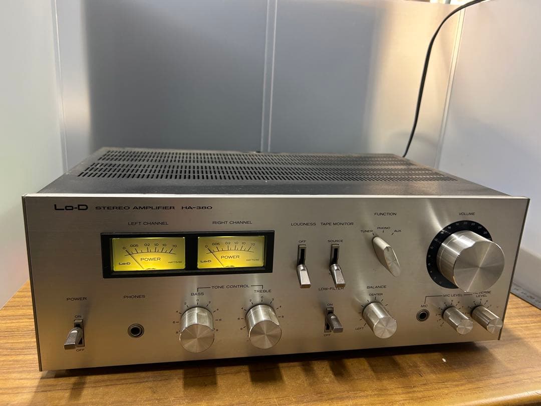 【HITACHI】 Lo-D プリメインアンプ ステレオアンプ HA-380