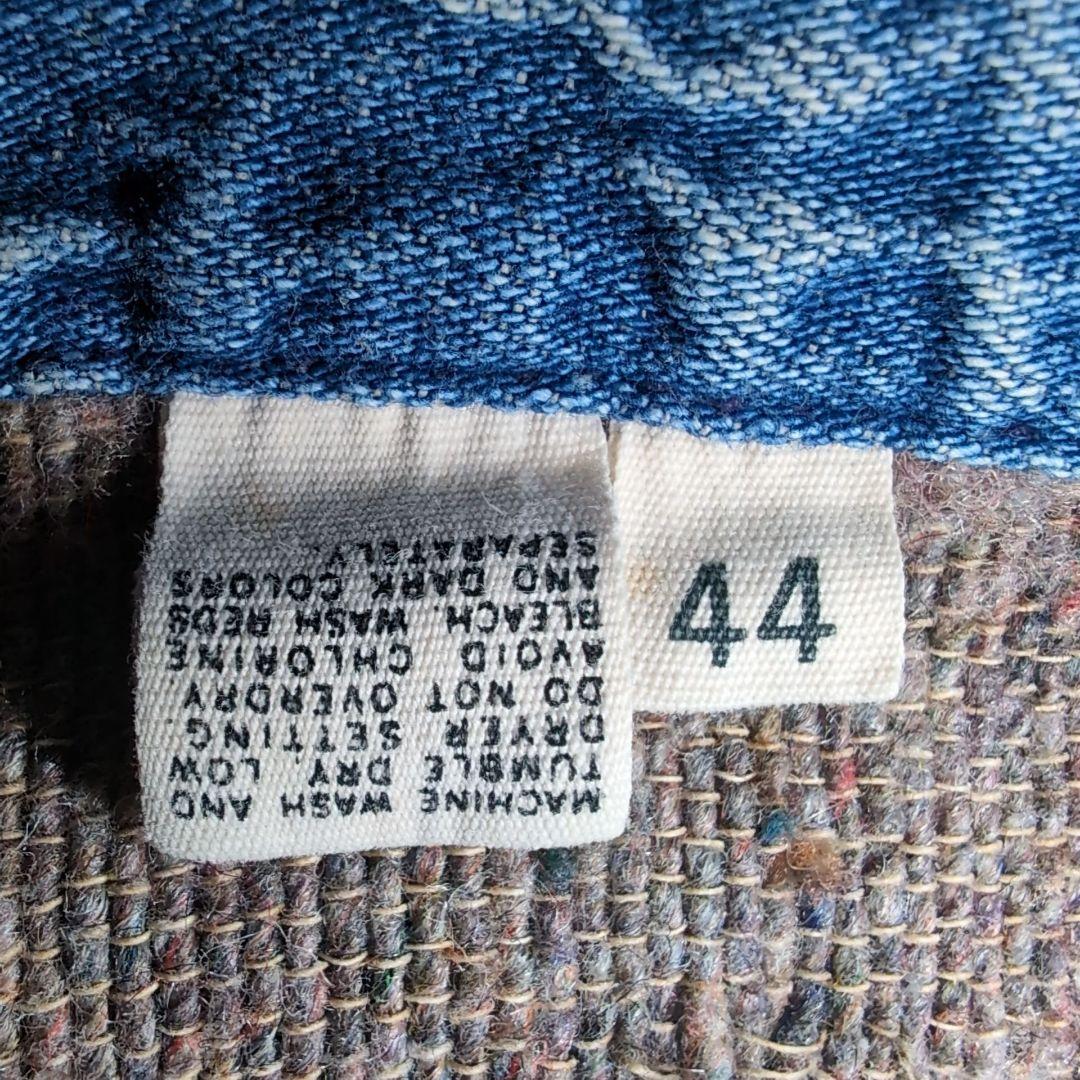 ヴィンテージ デニムカバーオール コーデュロイ襟付き サイズ44