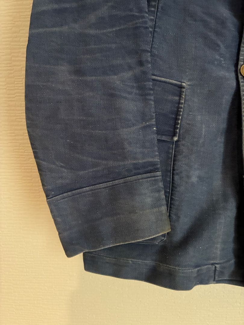 ヴィンテージ モールスキン　フレンワーク　ファイヤーマンジャケット