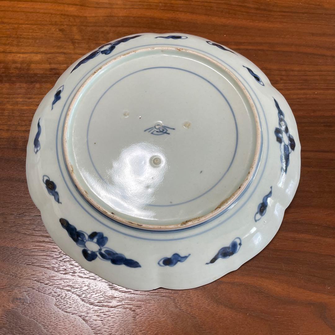 青い龍の絵柄 古伊万里