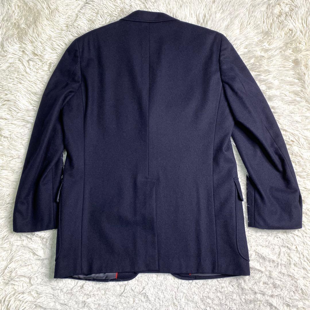 美品✨J.PRESS テーラード 紺ブレ 赤パイピング 金ボタン ネイビー L