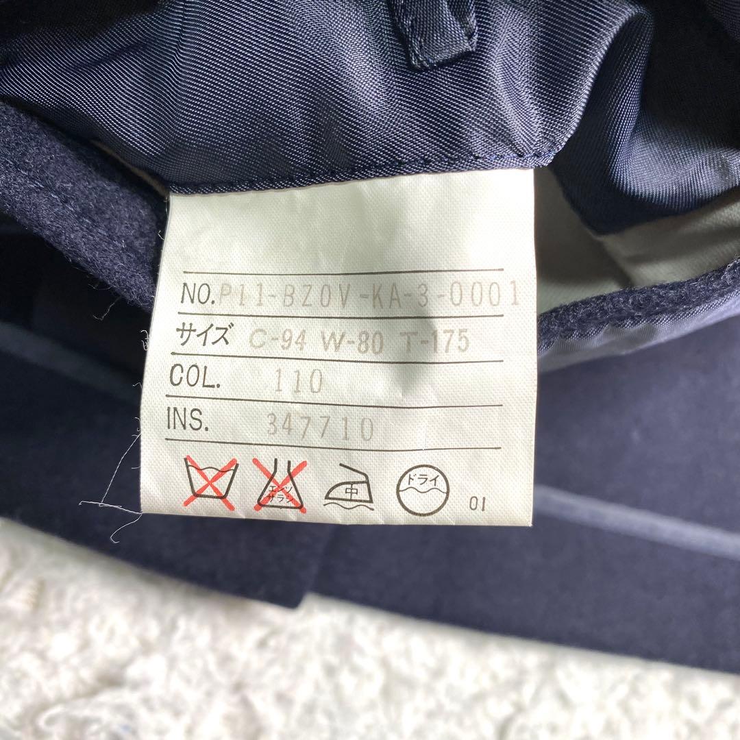 美品✨J.PRESS テーラード 紺ブレ 赤パイピング 金ボタン ネイビー L