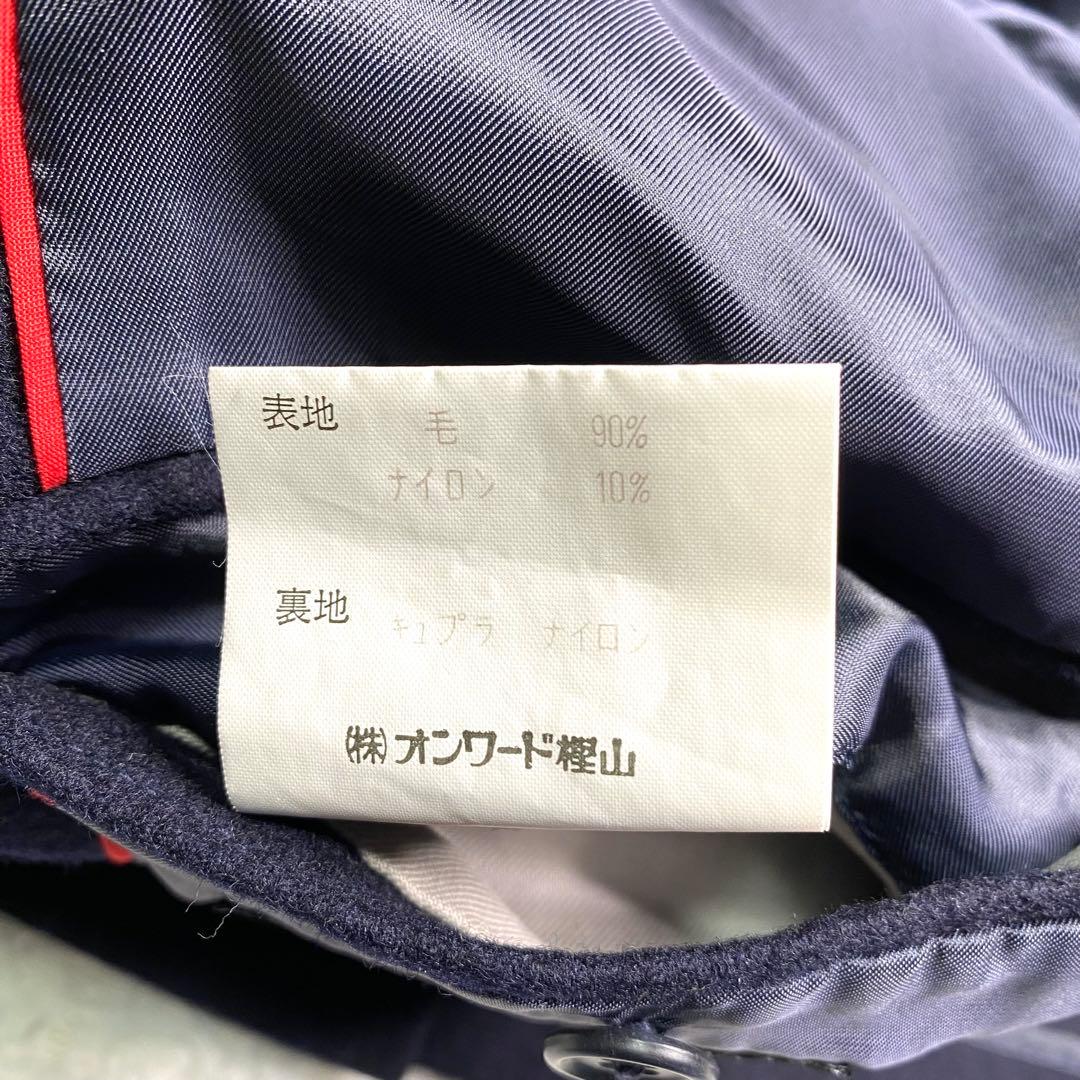 美品✨J.PRESS テーラード 紺ブレ 赤パイピング 金ボタン ネイビー L