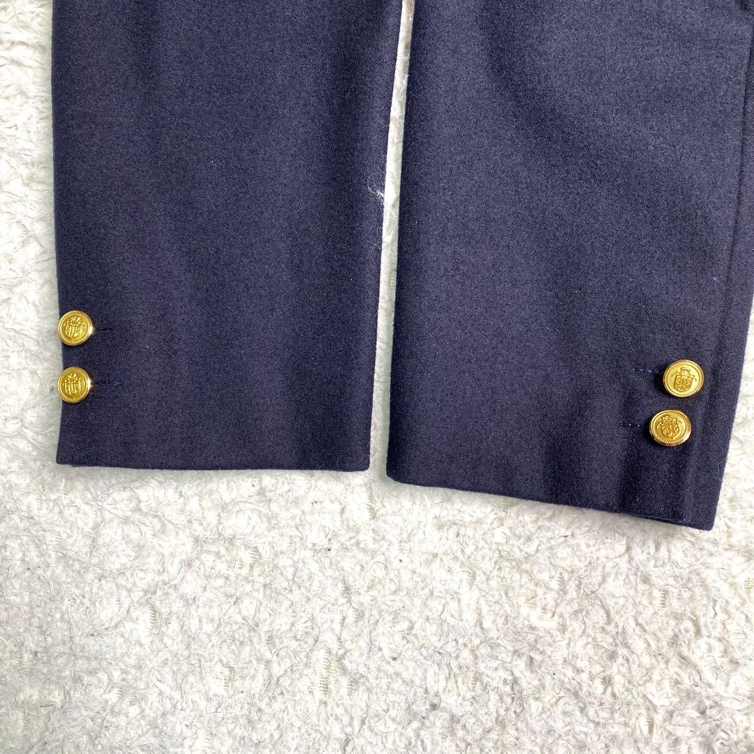 美品✨J.PRESS テーラード 紺ブレ 赤パイピング 金ボタン ネイビー L