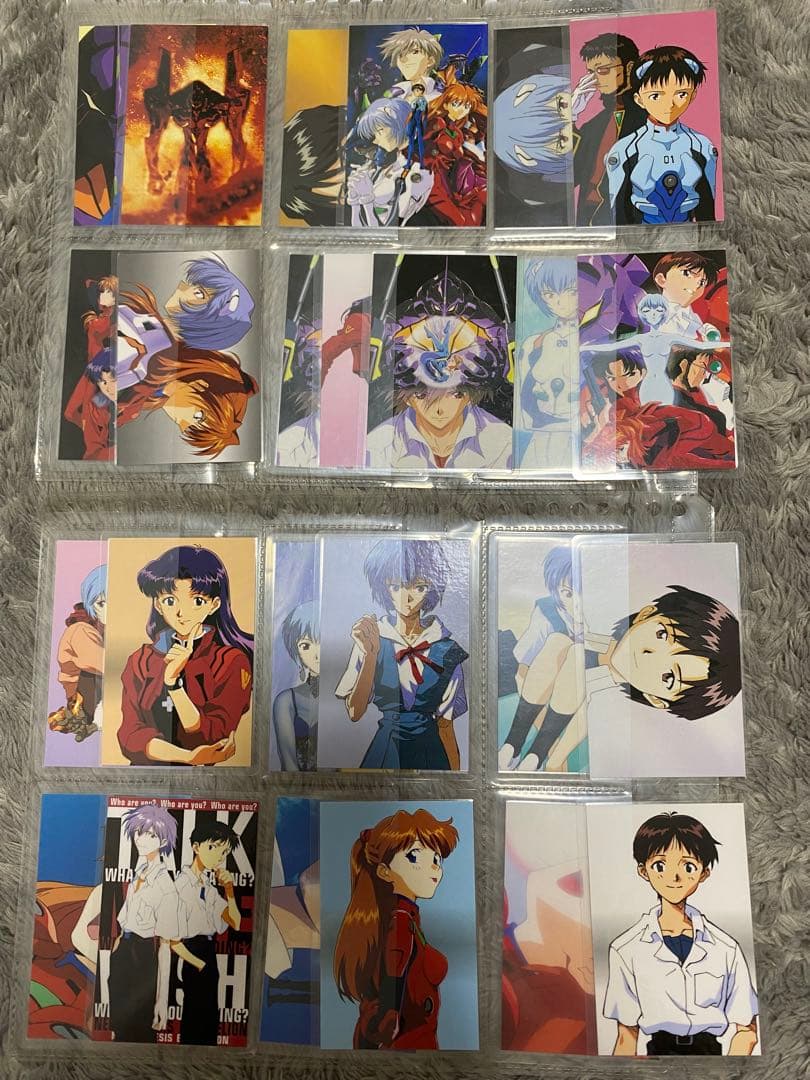 新世紀エヴァンゲリオン カードダス　コンプリート　シンジ　アスカ　レイ　カヲル