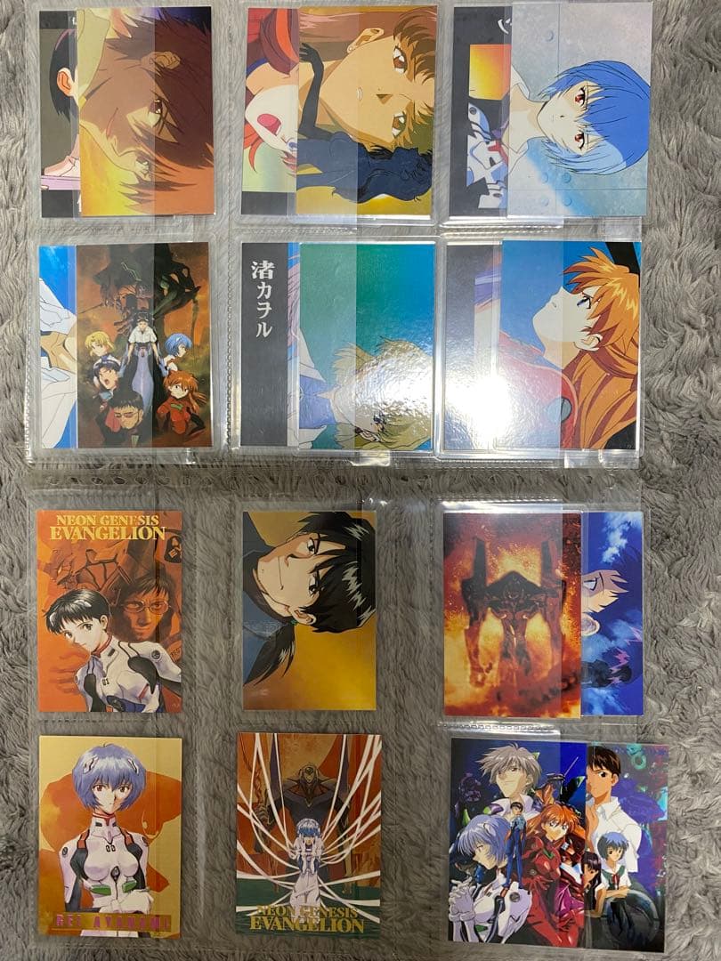 新世紀エヴァンゲリオン カードダス　コンプリート　シンジ　アスカ　レイ　カヲル