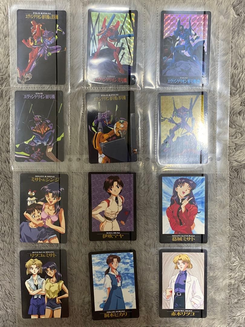 新世紀エヴァンゲリオン カードダス　コンプリート　シンジ　アスカ　レイ　カヲル