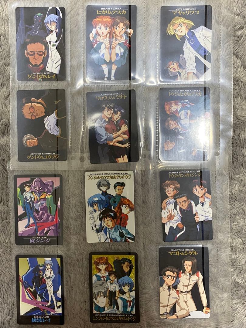 新世紀エヴァンゲリオン カードダス　コンプリート　シンジ　アスカ　レイ　カヲル