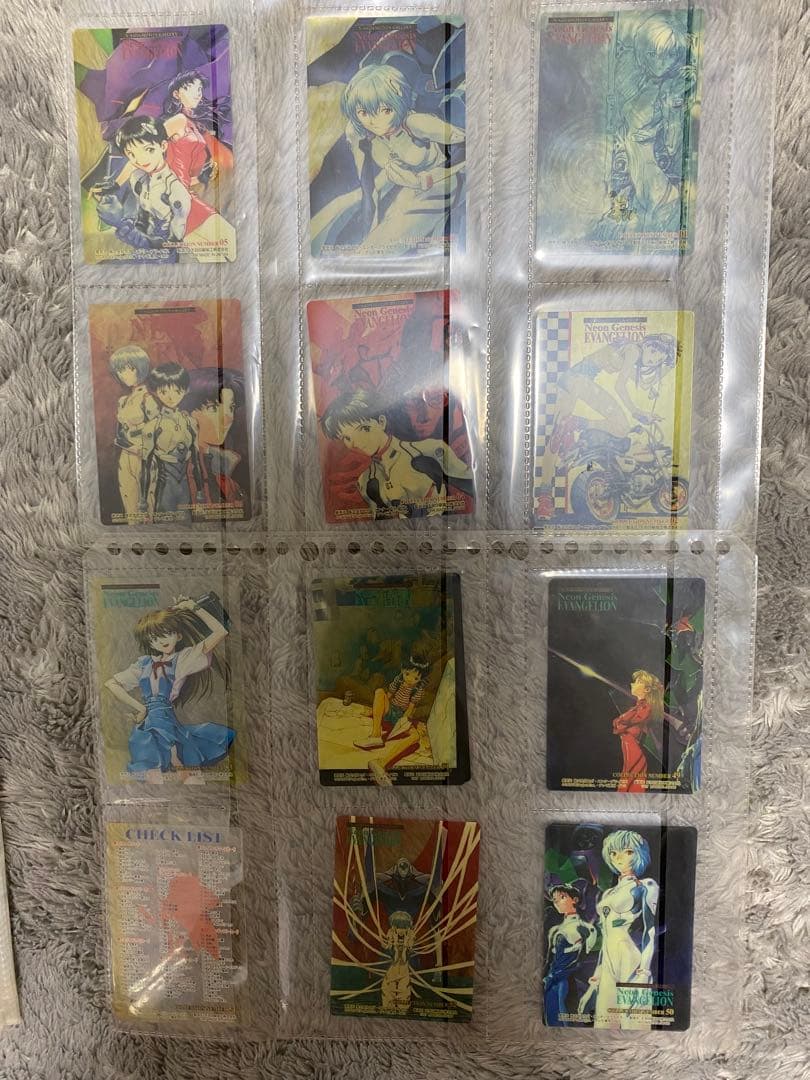 新世紀エヴァンゲリオン カードダス　コンプリート　シンジ　アスカ　レイ　カヲル