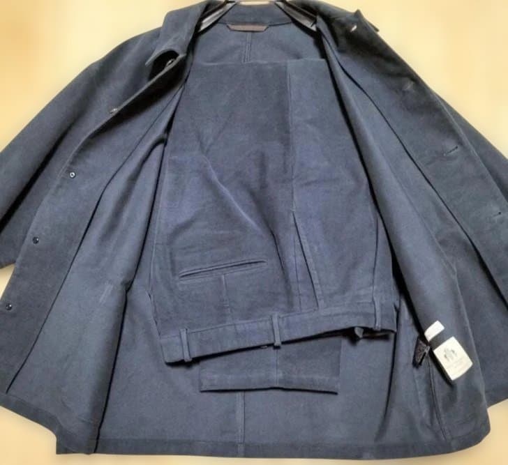 Steven Alan セットアップ　ダークブルー カバーオール パンツ