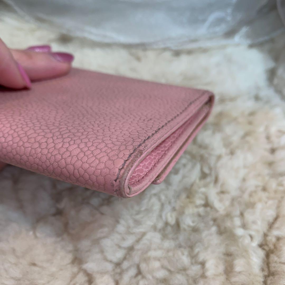 CHANEL　キャビア　ケース　ココマーク　9番　Gカード・シリアル付