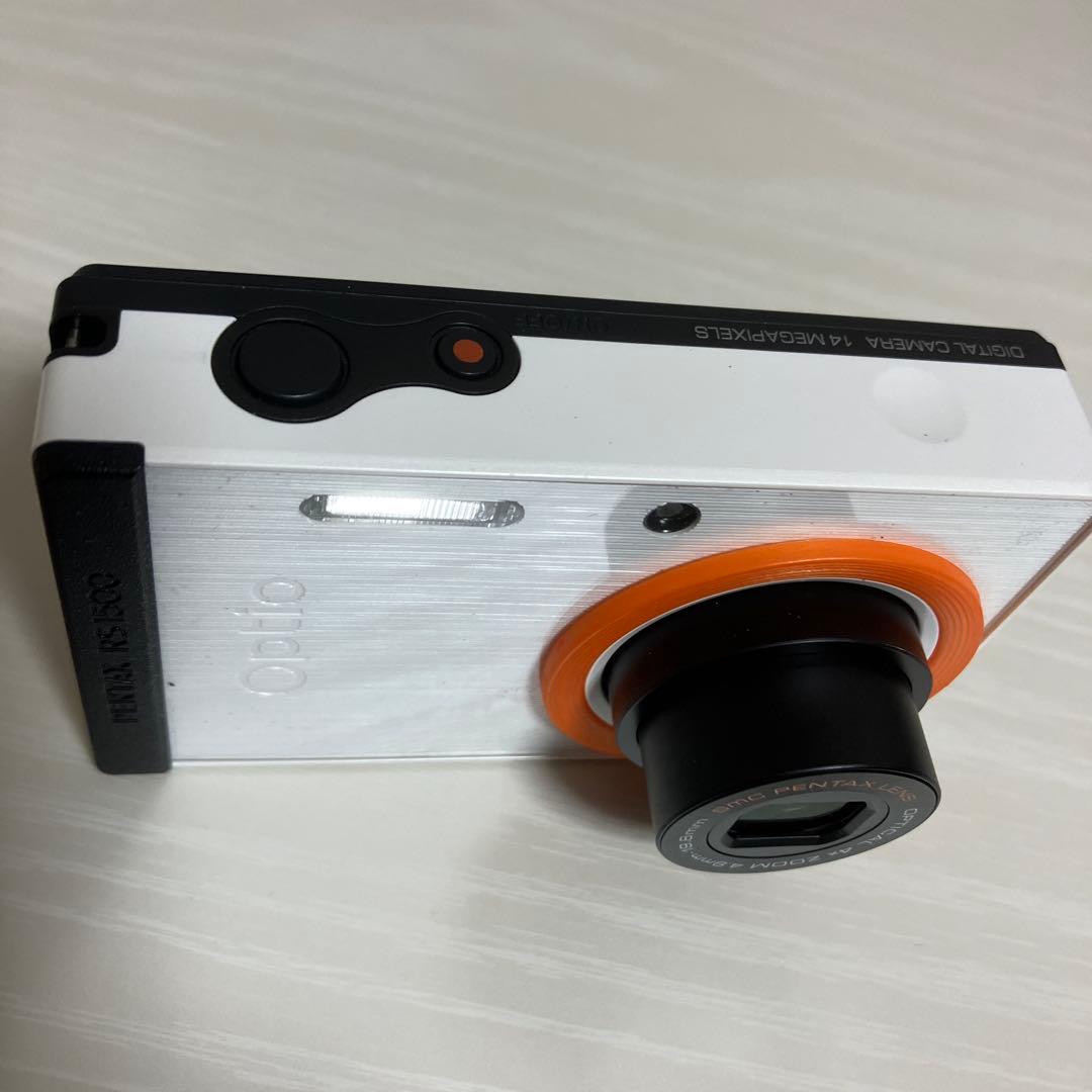 【着せ替えカメラ】PENTAX OPTIO RS1500／パールホワイト