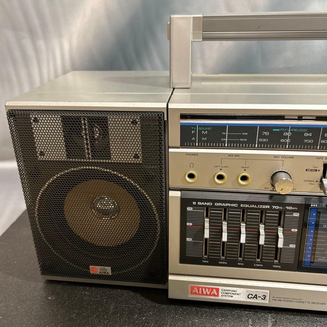 希少 AIWA アイワ CA-3 ラジカセ セパレート型　昭和レトロ