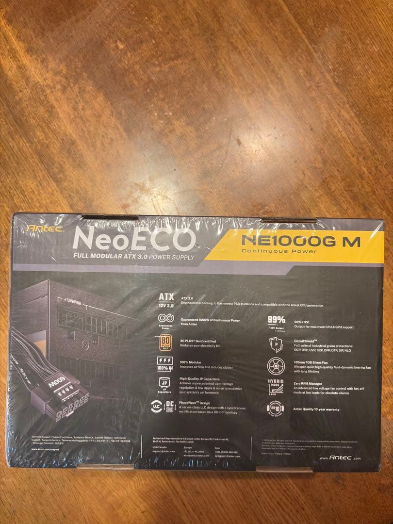【新品・未使用】Antec NeoECO NE1000G M 1000W