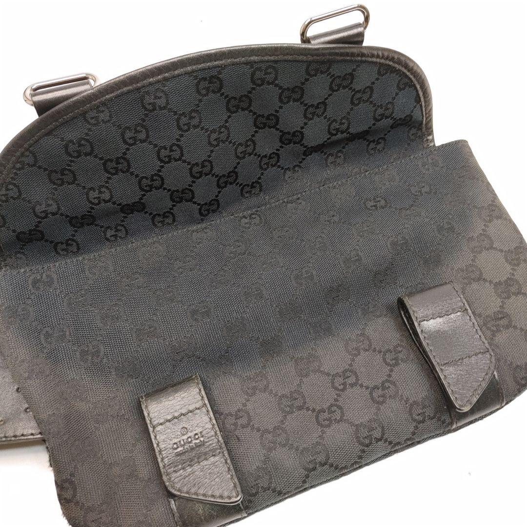 GUCCI ボディバッグ クロス GG キャンバス ショルダーバッグ