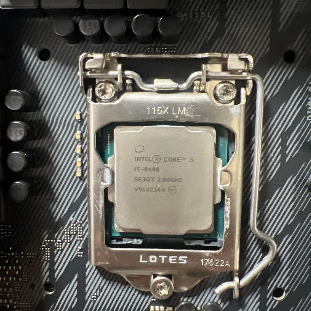 ASUS Z370-Fマザーボード Intel i5 8400 ジャンク