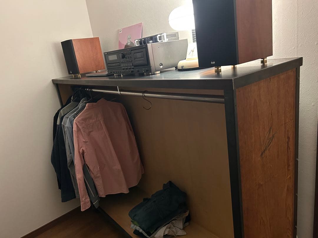 キャスター付　ヴィンテージ大型ハンガーラック