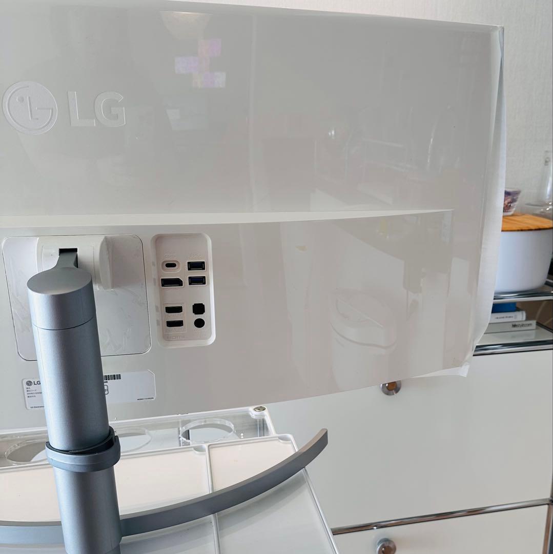 【美品】LG 38WK95C-W ウルトラワイド湾曲モニター