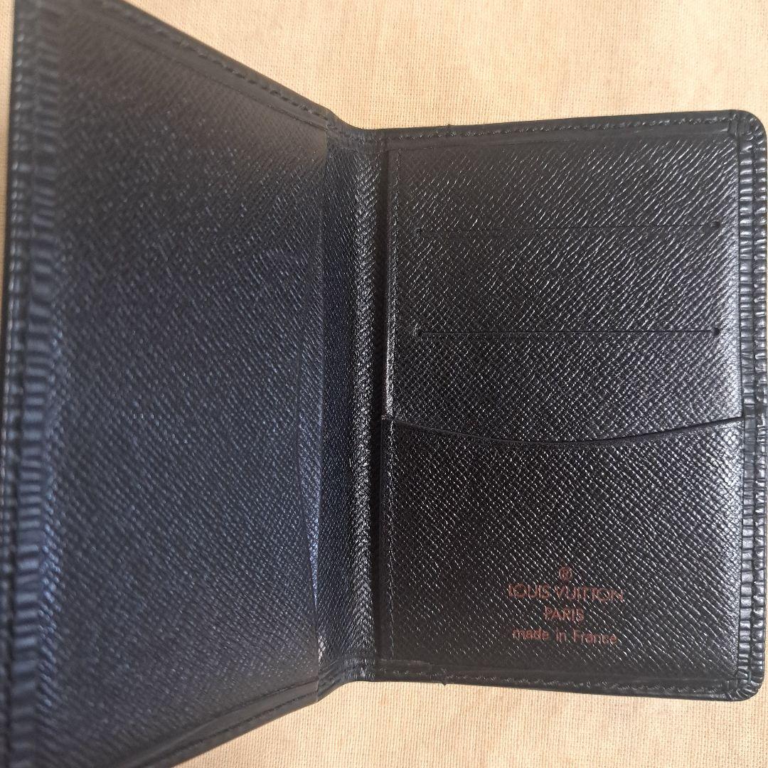 Louis Vuitton ルイヴィトン エピレザー 名刺入れ ブラック