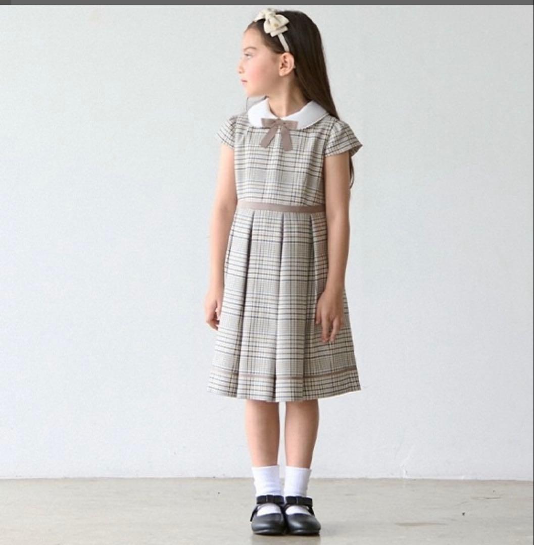 ファイティン　チェックワンピーススカラップジャケット　110
