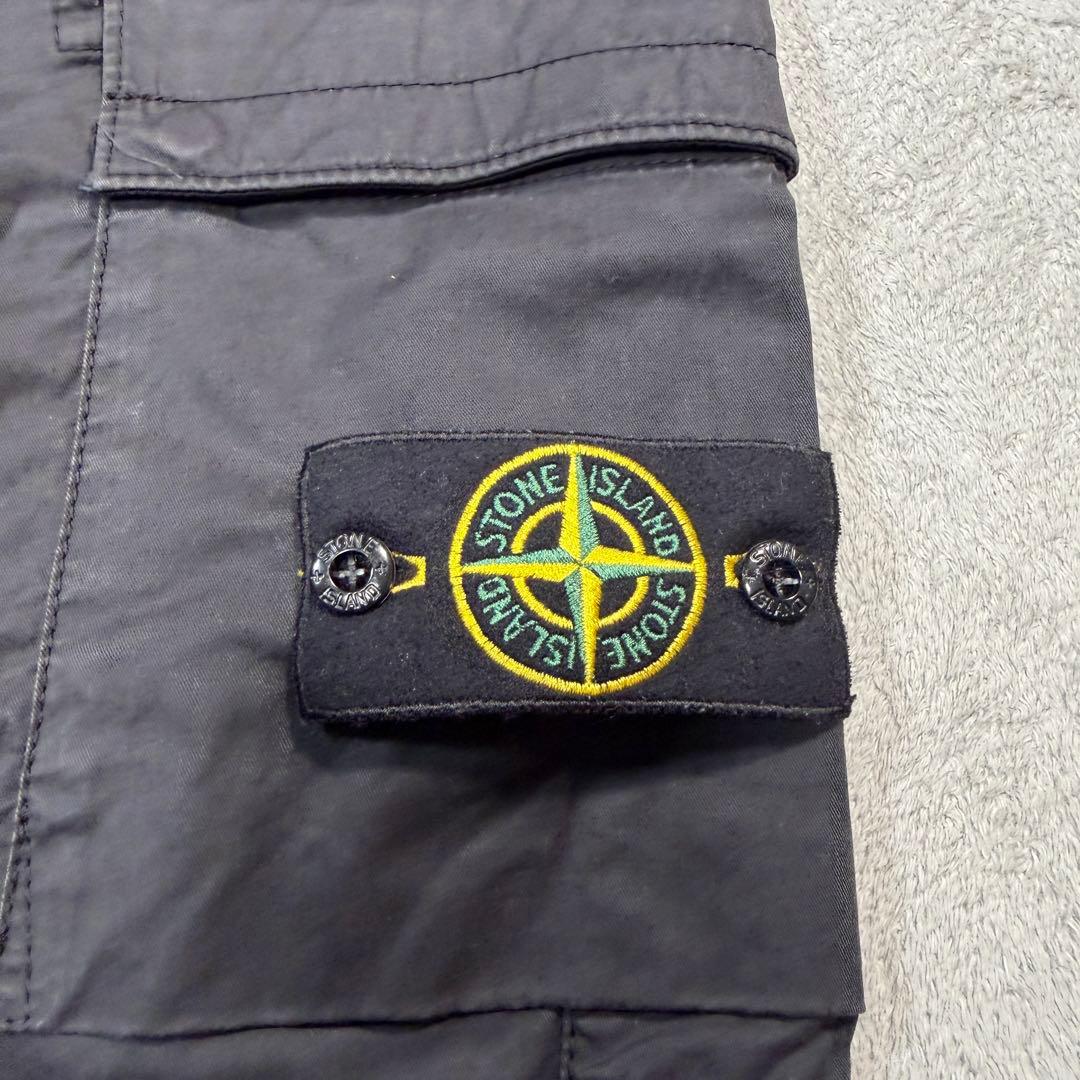 ストーンアイランド　29サイズ　カーゴパンツ　ブラック 761530419