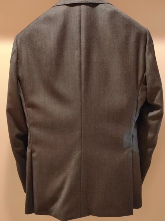 ユニバーサルランゲージ　伊CERRUTI生地 スーツ ハンドメイド仕様　グレー