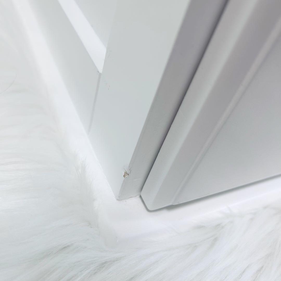 HAGIHARA 姫家具　ホワイト家具　白家具　5段チェスト　ロココ　幅80 桐