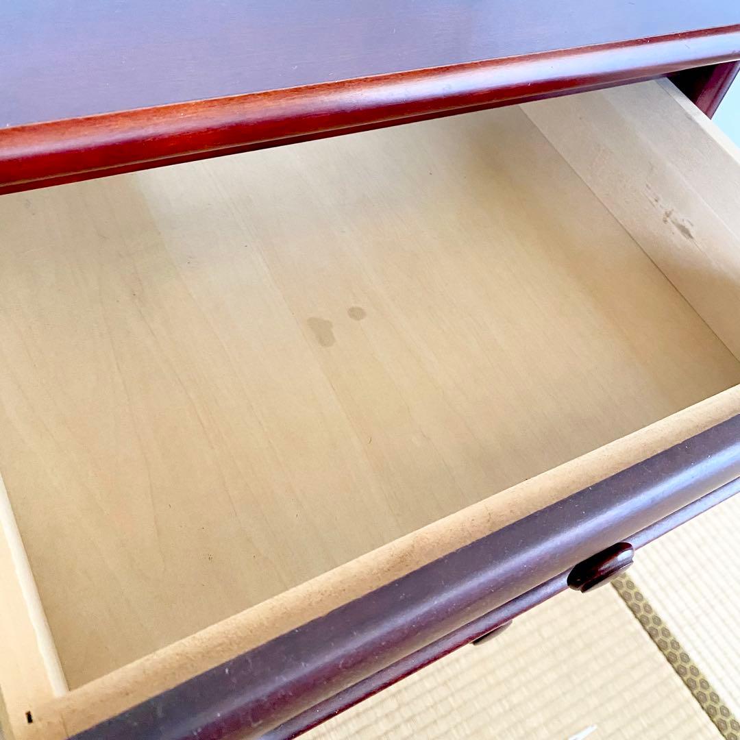 オールドカリモク/karimoku /5段チェスト/ワインローズ/引き出し/家具